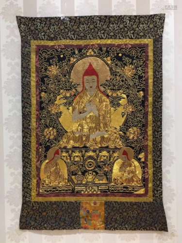 Tibetan Silk Thangka