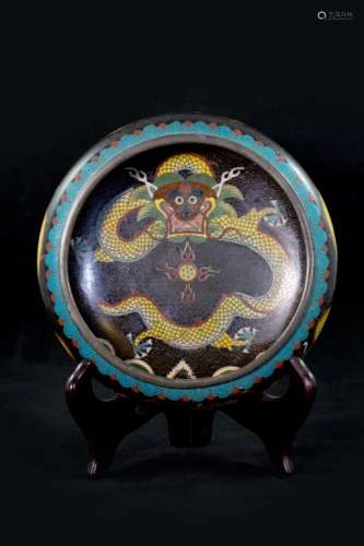 A Chinese Elegant Cloisonne of Washer