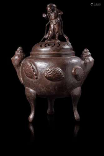 Brûle-parfum tripode Japon - Fin Epoque Edo (1603 - 1868)