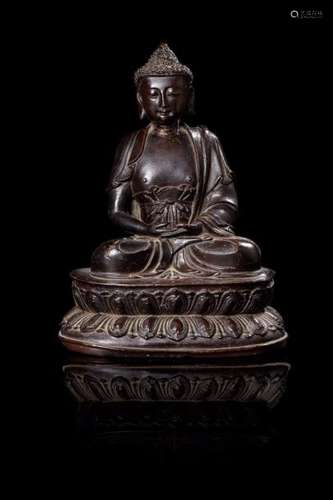 Statuette d’Amitayus Chine - Epoque Ming  (1368 - 1644)