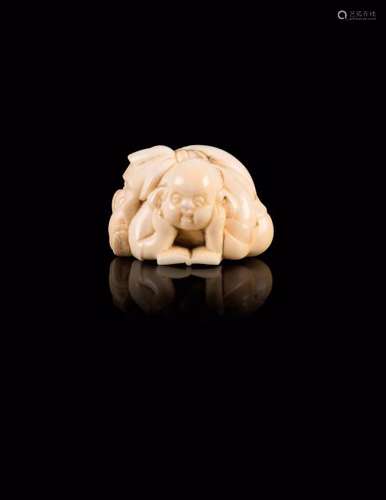 Netsuke en ivoire Japon - Fin Epoque Edo (1603 - 1868)