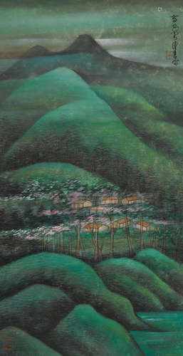 Green Landscape Chen Peiqiu (b. 1923)