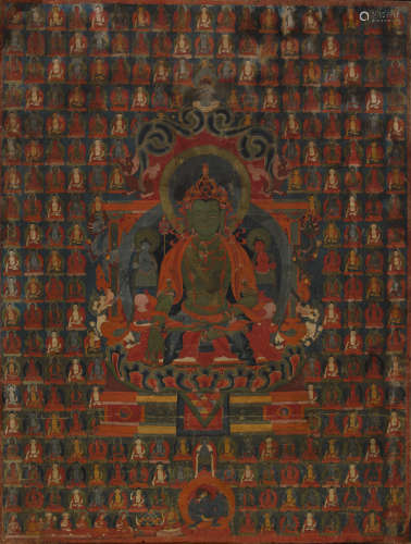 Tibet, 17th century A thangka of the Bon religion's founder, Tonpa Shenrab
