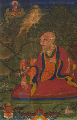 Eastern Tibet, 18th century A thangka depicting the Sage of Long Life