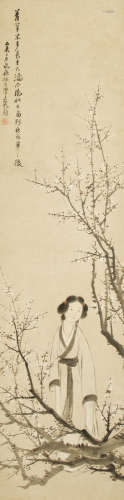 Lady under Plum Tree Ren Xiong (1820-1857)
