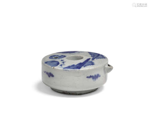 Korea, late Joseon dynasty A blue and white porcelain water dropper