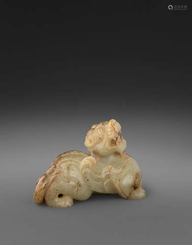 A jade carving of mythical beast