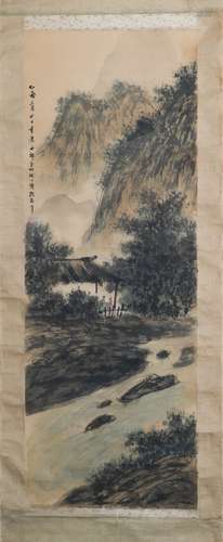 Chinese Ink/Color Scroll Painting