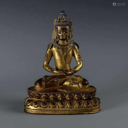 Gilt Bronze Figure of Buddha