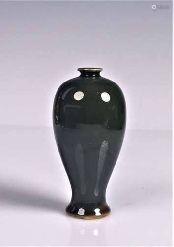 Small Green Glazed Porcelain Bottle