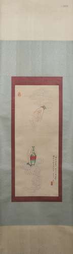 Chinese Painting On Paper Signed By HuYeFu