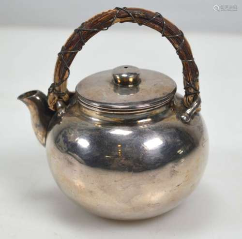 Small 19th Century Japanese Silver Teapot