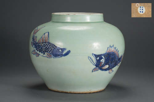 Chinese underglaze red and blue and white porcelain