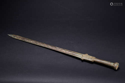 Chinese bronze sword.
