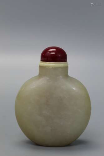 Chinese jade snuff bottle.