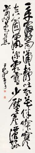 赵云壑（1874～1955） 草书 立轴 水墨纸本