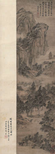 项圣谟（1597～1658） 深山幽居图 立轴 设色纸本