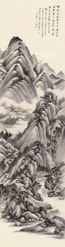 吴子深（1893～1972） 蓬莱幽居图 立轴 水墨纸本