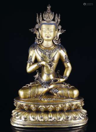 A Gilt Bronze Buddha