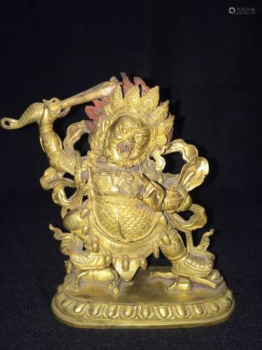 A Gilt Bronze Buddha