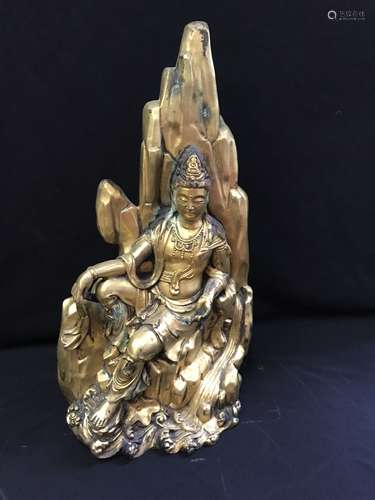 A Gilt Bronze Buddha