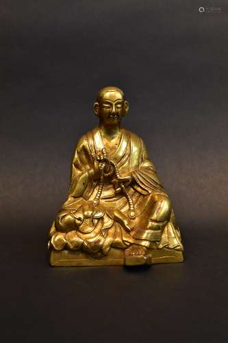 A Gilt Bronze Buddha