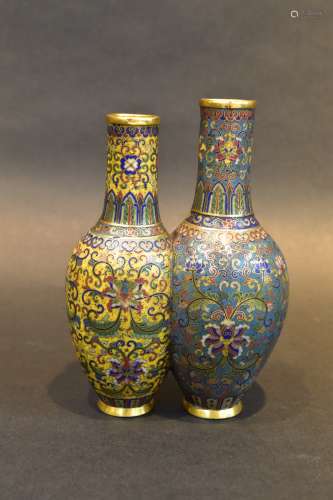 A  Cloisonne Double Vase