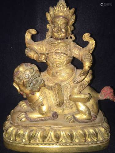 A Gilt Bronze Buddha