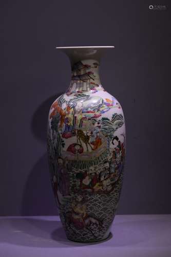 A Famille Rose Vase