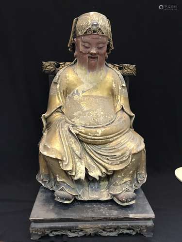 A Gilt Bronze Buddha