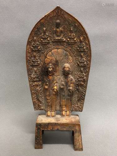 A Gilt Bronze Buddha