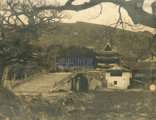 郭锡麒 普陀圣境 1930s 银盐纸基