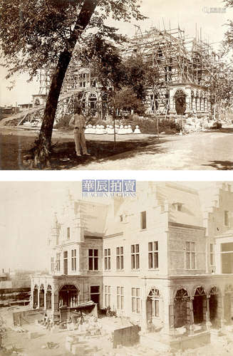 佚名 北京比利时大使馆修建影集（42张） 1903-1906 银盐纸基