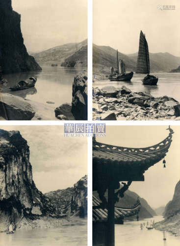 科克 穿越三峡（20张） 1920s 银盐纸基
