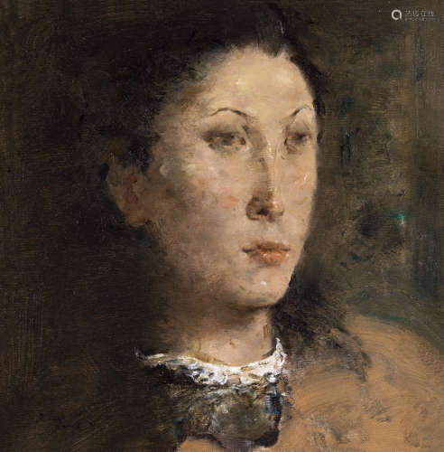 郭润文 2006年作 人物肖像 布面油画