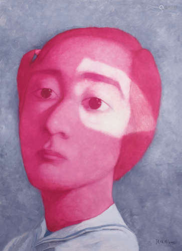 陈少峰 1995年作 国际标准 布面油画