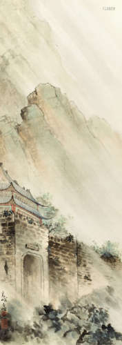 高奇峰（1889～1933） 山水 立轴 设色纸本