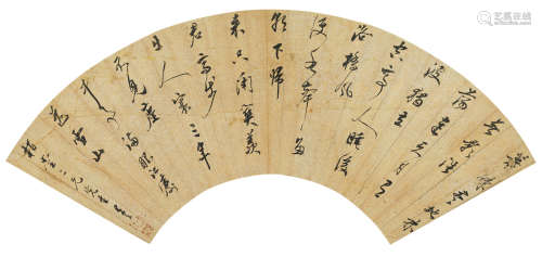 朱昂之（1764～1841） 行书裴夷直诗二首 镜心 水墨纸本