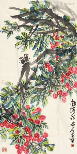 许麟庐（1916～2011） 大利图 镜心 设色纸本