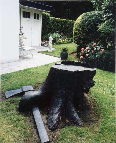 Le Jardin de la Maison - “Les Travaux d'Alexandre“. Photo tirage jet d'encre sur papier rag hahnemühle. Avec certificat n° 1/5.<br/>haut. 0m34 larg. 0m42