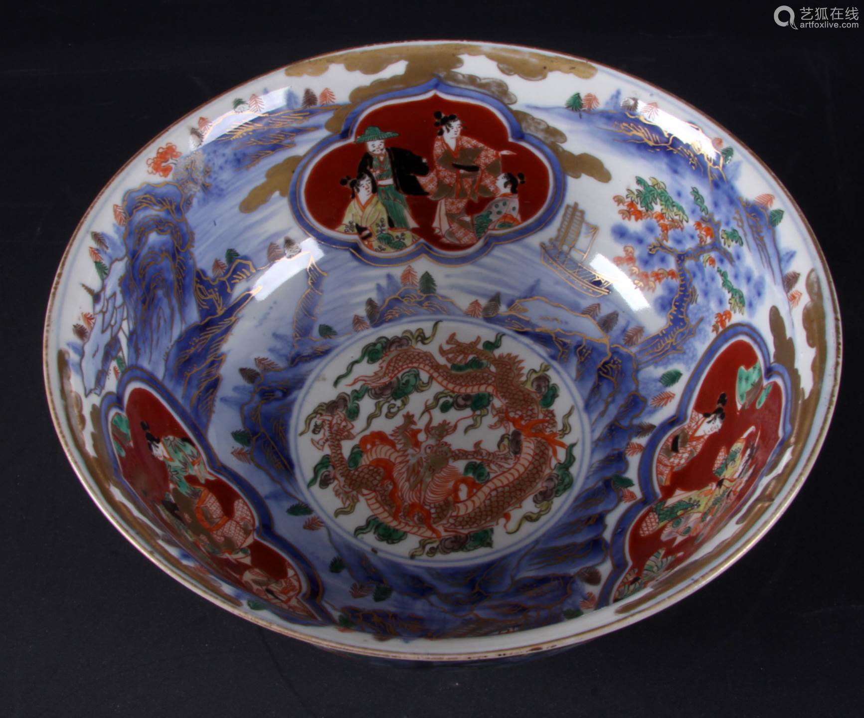 伊万里瓷器碗 人物和风景装饰 12x25厘米 Deal Price Picture 伊万里瓷器碗 人物和风景装饰 12x25厘米 Deal Price Picture