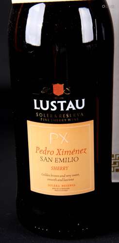 Lustau PX Sherry, een vintage portachtige dessertwijn, 4x