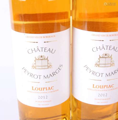 Château Peyrot Loupiac, dessertwijn, Gran Vin de Bordeaux 2012, 12x