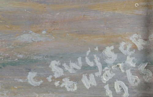 Catharina'Christina'Maria Swijser-'Hart Hart，海牙1886-1971，圣诞节和天使，油画，1965年，54 x 32.5厘米。