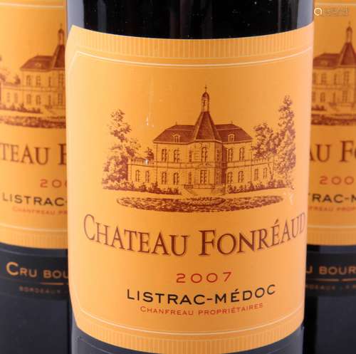 Kist met Château Fonréaud Cru Bourgeois Listrac-Medoc 2006, 6x