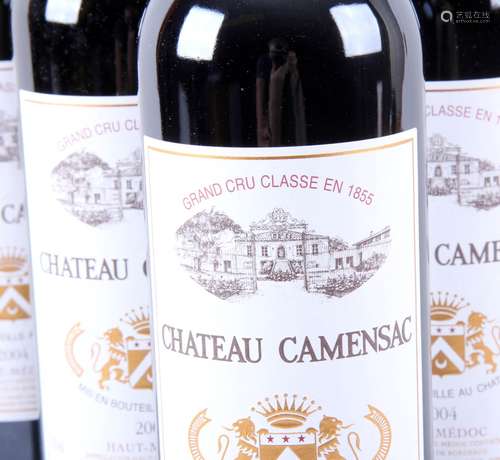 Château Camensac Grand Cru Haut-Medoc 2007, in orig. kist, 6x