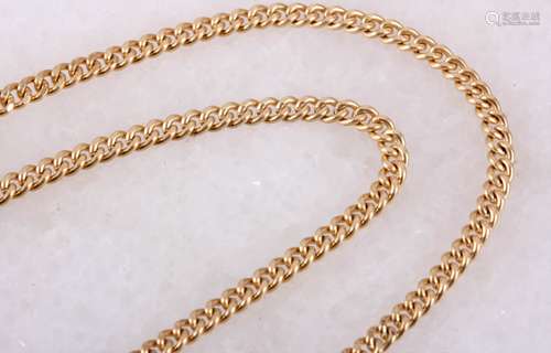 14 Kt. gouden ketting, L.60 cm., 11,2 gr.