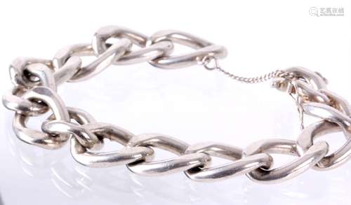 Zware sterling zilveren armband