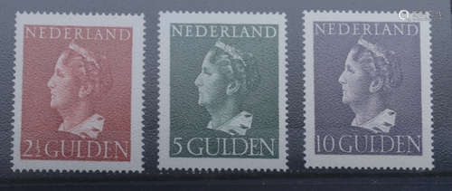 Nederland: 346 t/m 349, ongebruikt. Luxe ex. Cat.w. € 544