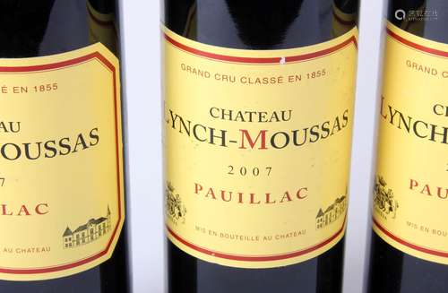 Château Lynch Moussas, Grand Cru Classé Pauillac 2007, 5x